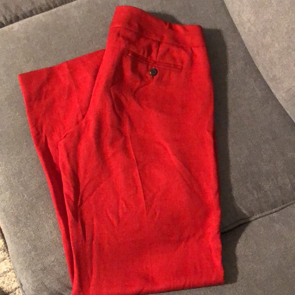THE LIMITED SIZE 8 CASSIDY FIT RED DRESS PANTS